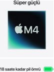 Apple MacBook Air M4 24GB 512GB SSD macOS 13" Taşınabilir Bilgisayar Gece Yarısı MC6C4TU/A