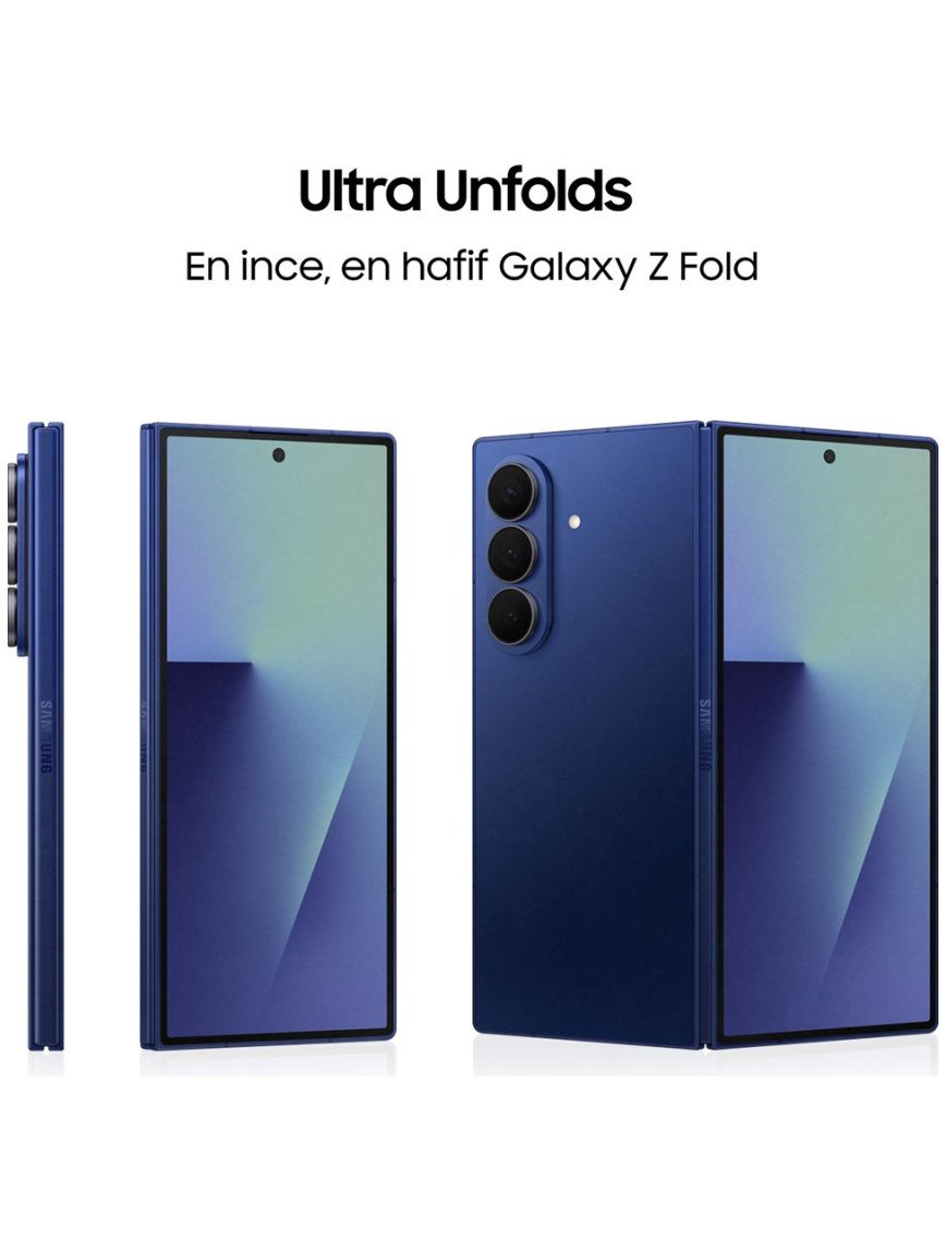Samsung Galaxy Z Fold7 512 GB 12 GB Ram (Samsung Türkiye Garantili) Gölge Mavisi